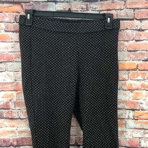 NYDJ Black Gray Leggings Stretch Work Pants